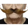 Mustasch, showman brun