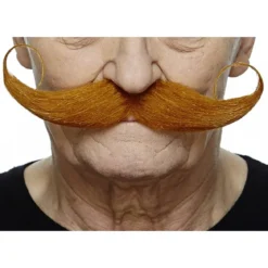 Mustasch, showman röd