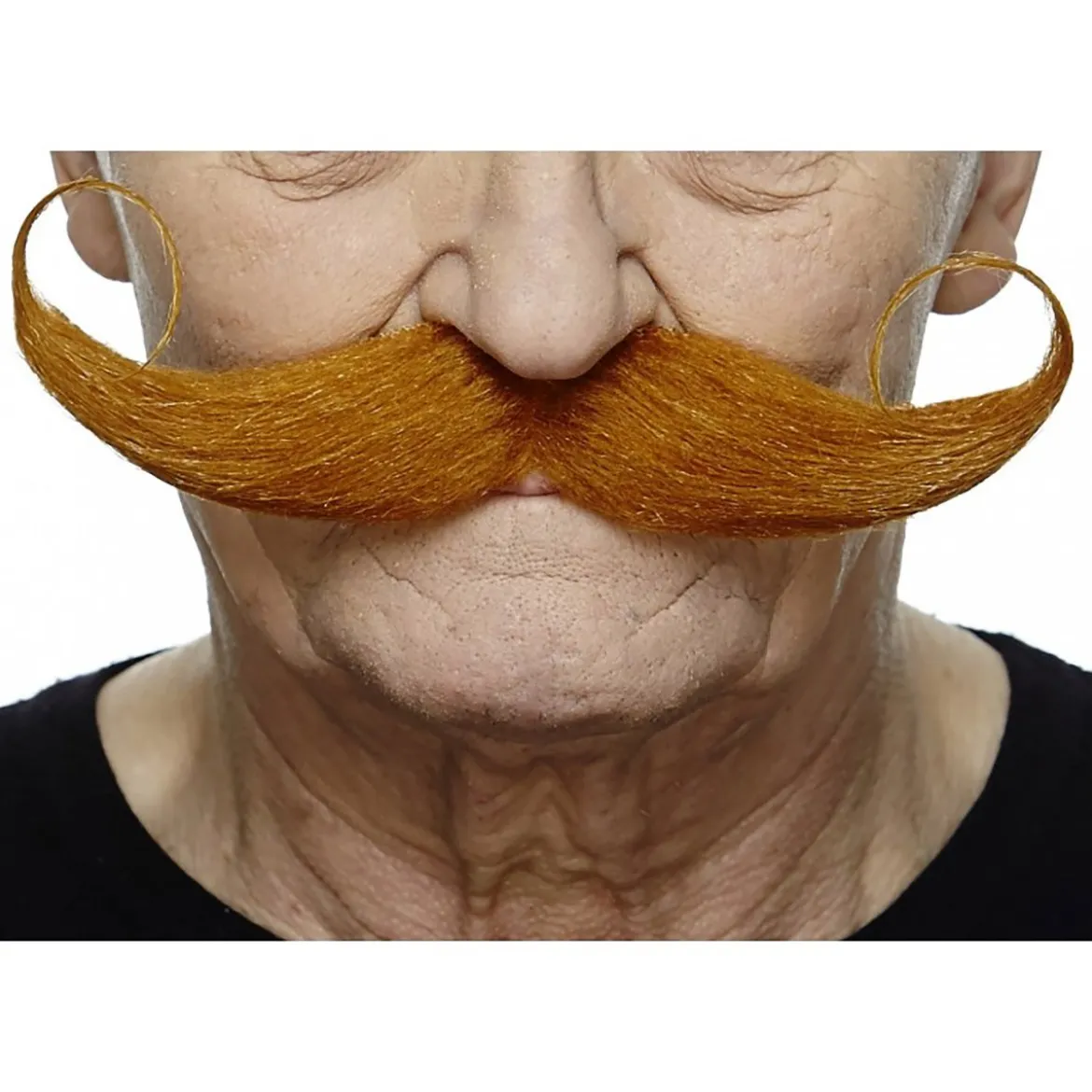 Mustasch, showman röd