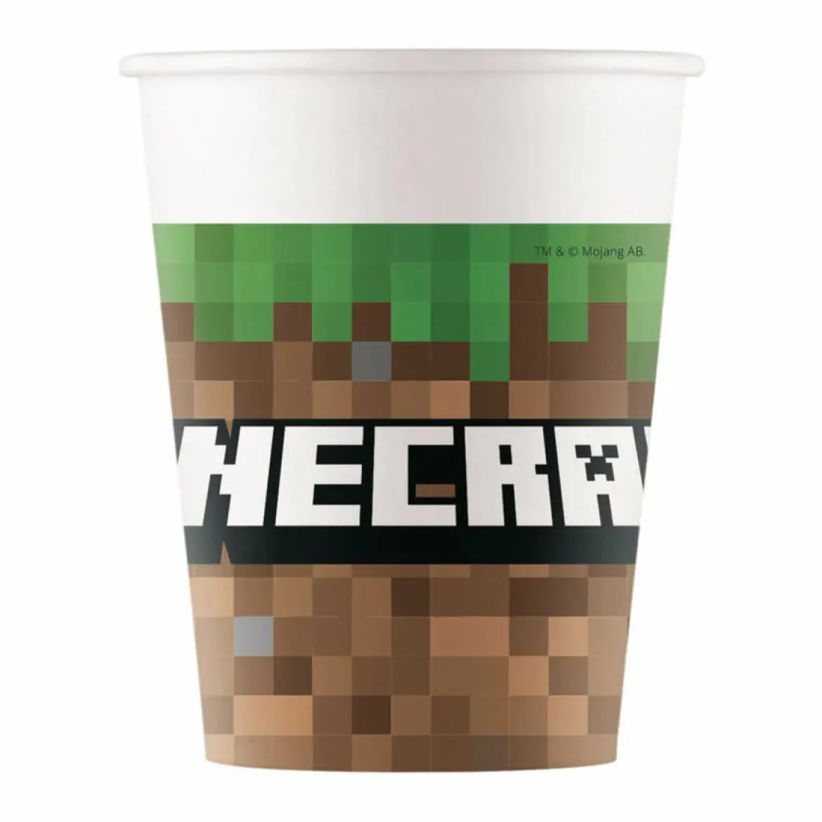 Pappersmuggar, Minecraft 200 ml 8 st