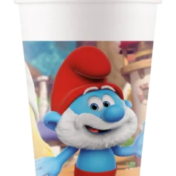 Pappersmuggar, Smurfarna 200 ml 8 st