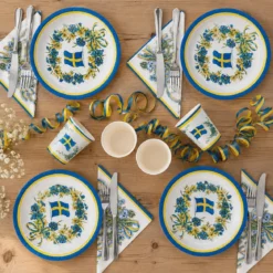 Pappersmuggar, svenska flaggan 12 st