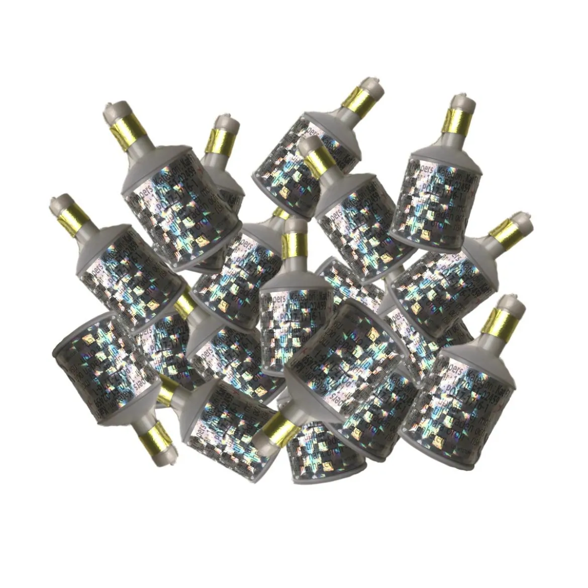 Partypopper, silver 30 st