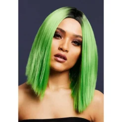 Peruk, Fever Kylie Wig Two Toned Blend Lime Green