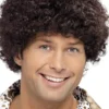 Peruk, 70-tal disco dude brun
