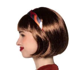 Peruk, 50-tal pin-up med pannband