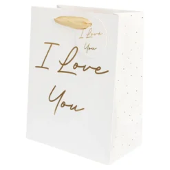 Presentpåse, I love you 18x23x10 cm