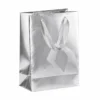 Presentpåse, silver 23x17,5 cm
