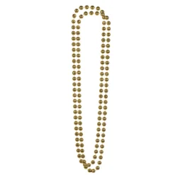 Pärlhalsband, guld 46 cm