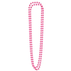 Pärlhalsband, rosa 46 cm