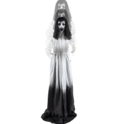Prop animerad, ghost widow pop-up 185-225 cm