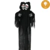 Prop, hängade dubbel dödskalle med ljus 170 cm