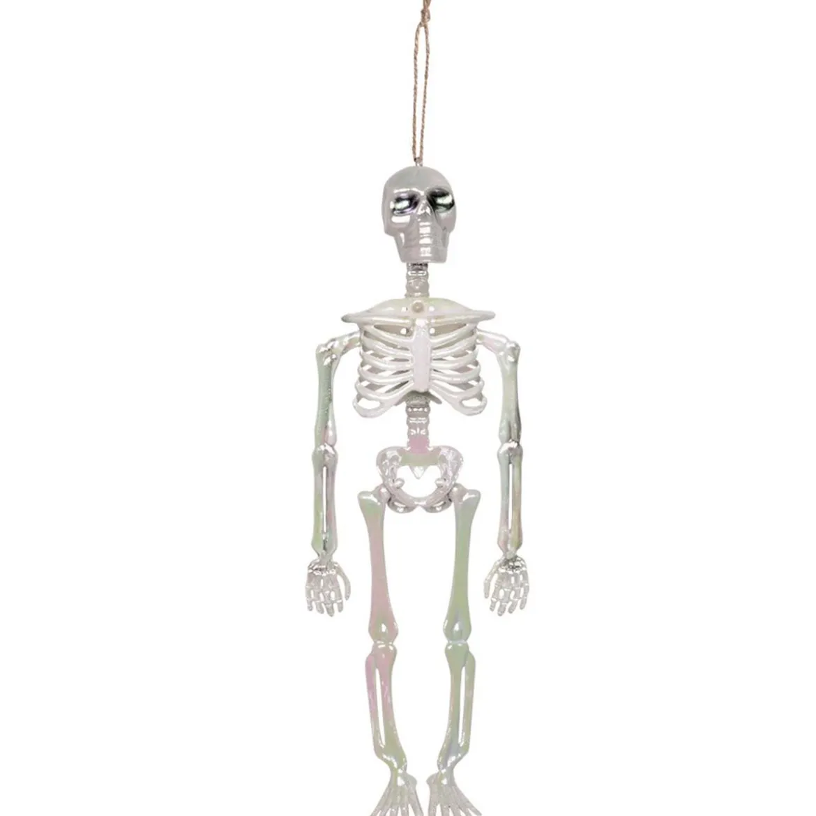 Prop, hängande skelett pärlemor 30 cm