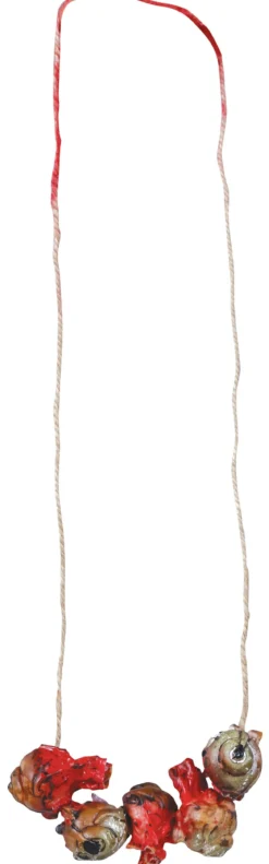 Prop, utskurna ögon halsband