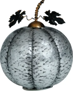 Pumpa, metallic silver 16 cm