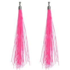 Örhängen, festival neon rosa
