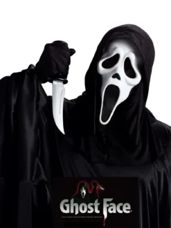 Scream mask & kniv, Ghostface