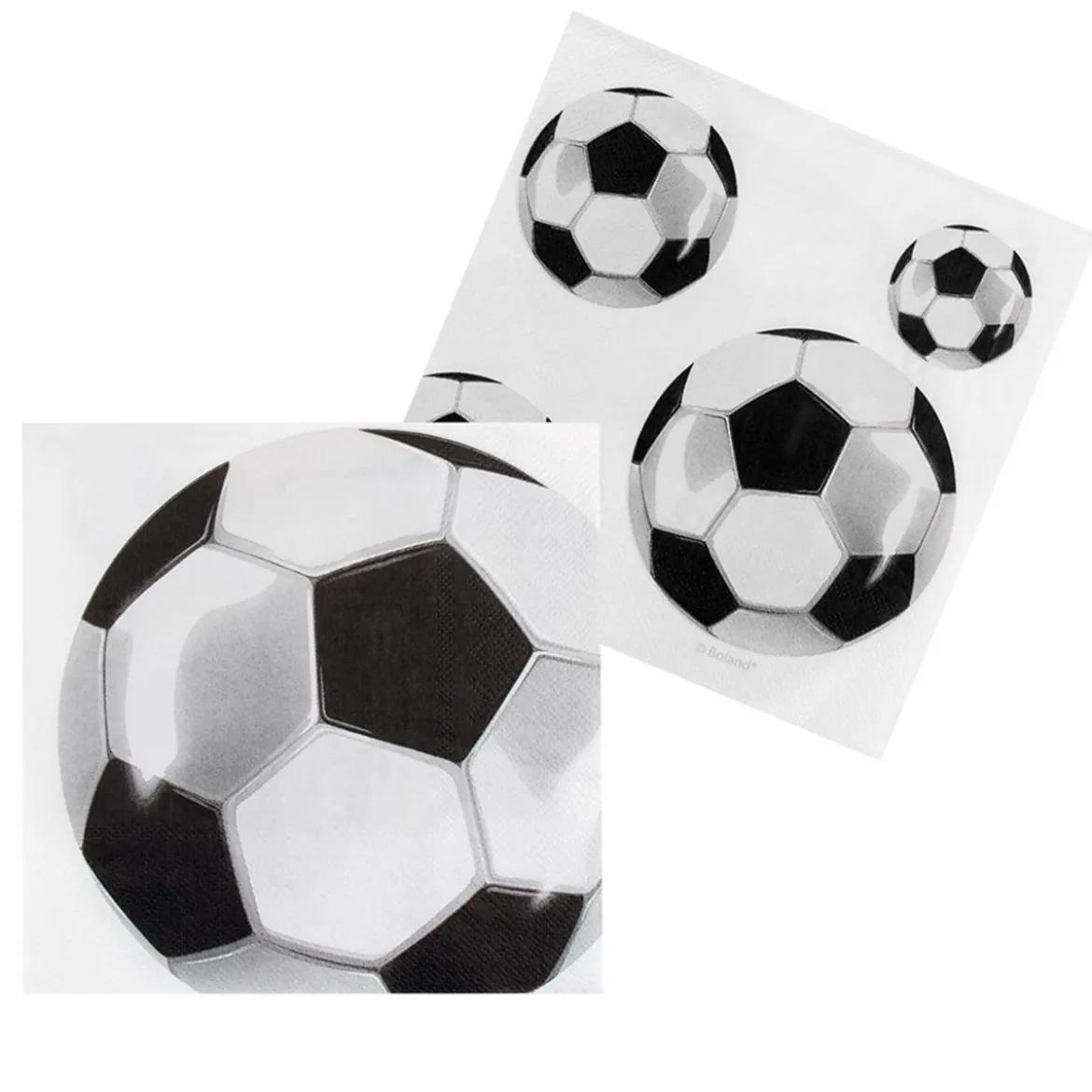Servetter, fotboll 20 st