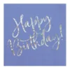 Servetter, happy birthday navy blue 20 st