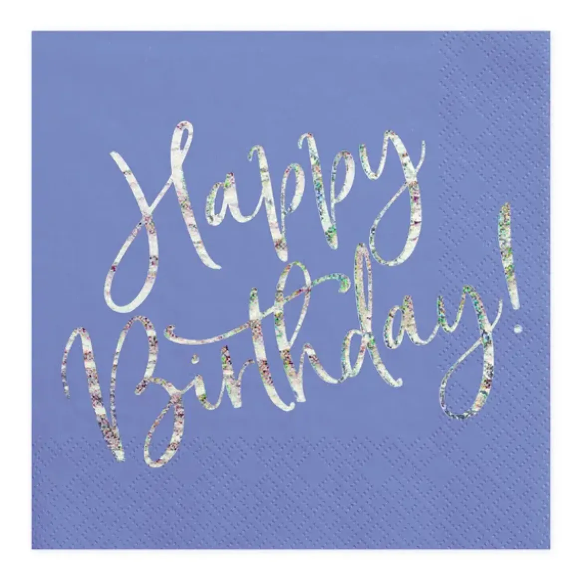 Servetter, happy birthday navy blue 20 st