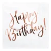 Servetter, happy birthday rosé 20 st