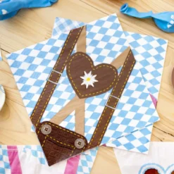 Servetter, oktoberfest Bayern Lightblue 20 st