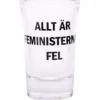 Snapsglas, Allt är feministernas fel