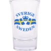 Snapsglas, svenska flaggan