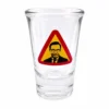 Snapsglas, vägskylt Ulf Kristersson