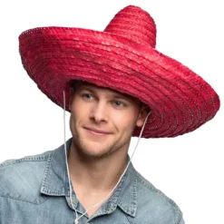 Sombrero, röd 49 cm