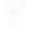 Spindelnät, vit 210 cm