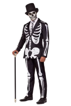 Suitmeister Skeleton Grunge Black