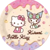 Tallrikar, Hello Kitty 23 cm 8 st