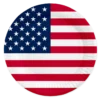 Tallrikar, USA 23 cm 8 st