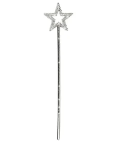 Trollspö, stjärna silver 35 cm