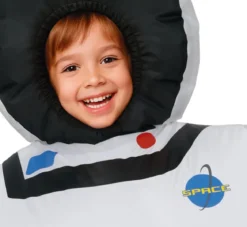 Uppblåsbar barndräkt, astronaut 7-9 år