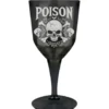 Vinglas i plast, poison 19 cm