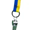 Visselpipa, liten med band silver
